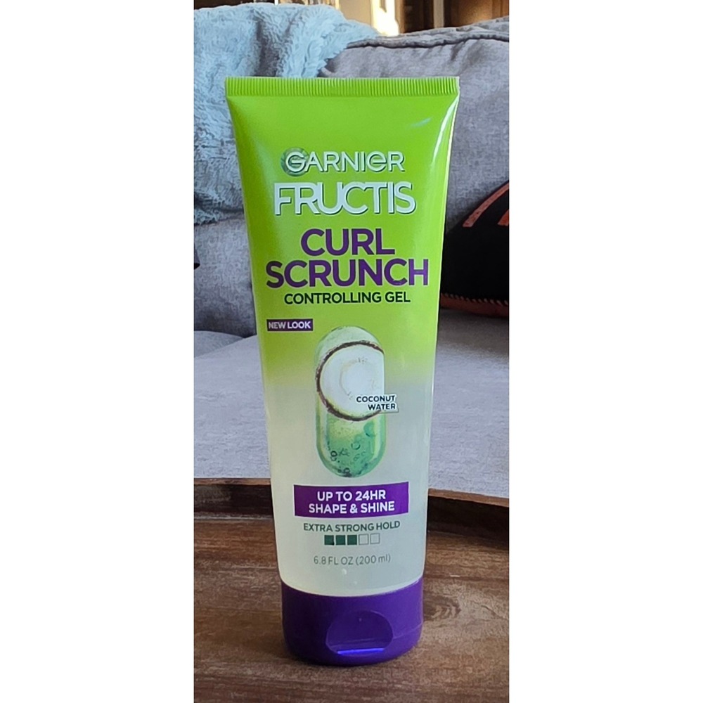 Garnier Fructis Curl Scrunch Controlling Gel Coconut Water 6.8 oz Extra Strong